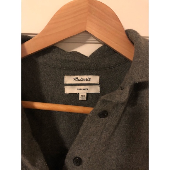 Flannel shrunken ex-boyfriend shirt - Picture 4 of 4